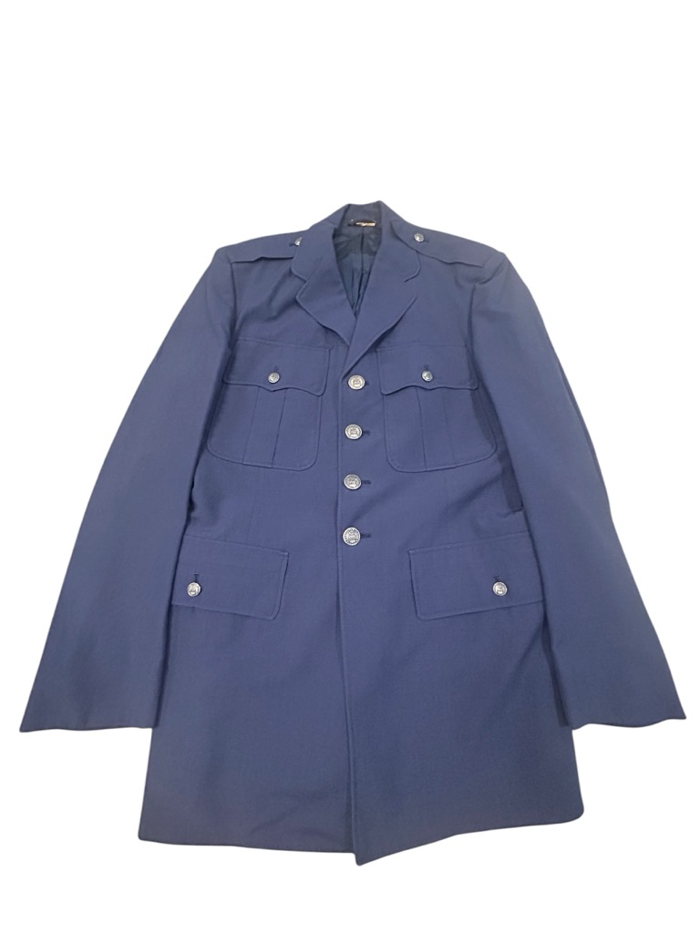Us Air Force Vintage Service Dress Coat 39l (40’s-80’s Era) Blue Military Men’s